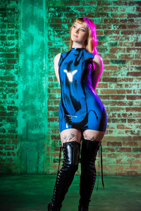 Marbled Latex Princess Dress