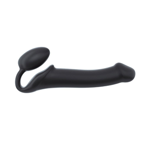 Silicone Bendable Strapless Strap On Dildo - Large