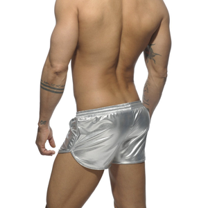 Metallic Shorts - Silver