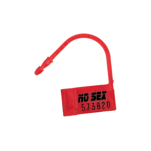 Red Plastic Seal Locks - 10pc