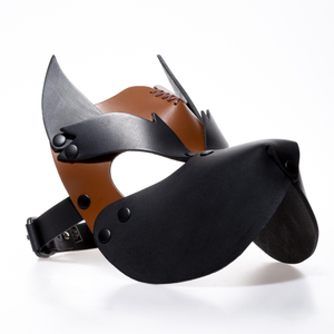 Pup Mask - Black & Brown