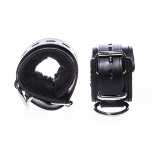 Heavy Duty Lined Wrist Restraints - Lock Buckle
