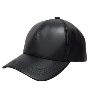 Leather Baseball Cap