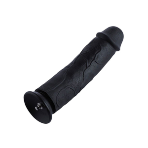 11" Black Silicone Dildo