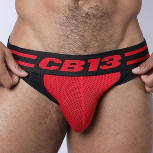 Linebacker Mesh Jock - Red