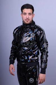 Holographic PVC Tracksuit Jacket