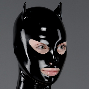 Latex Devil Hood