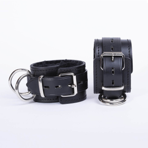 Heavy Duty Lined Ankle Restraints - Lock Buckle