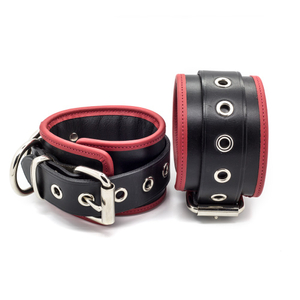 Padded Ankle Restraints with Red Trim