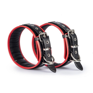Padded Thigh Restraints with Red Trim