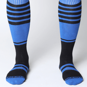 Midfield Knee High Socks - Blue