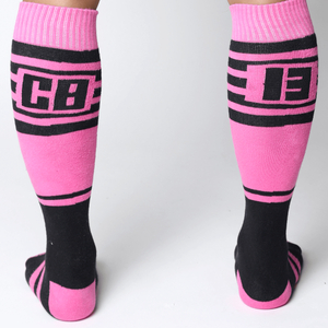 Midfield Knee High Socks - Pink