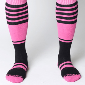Midfield Knee High Socks - Pink