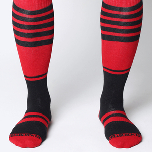Midfield Knee High Socks - Red