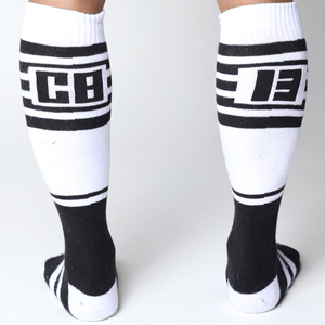 Midfield Knee High Socks - White