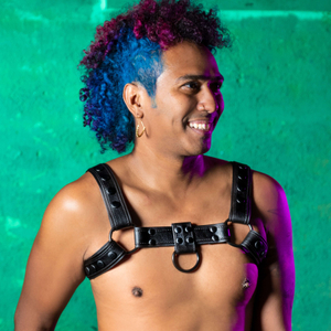 Vegan Snap Bulldog Harness - All Black